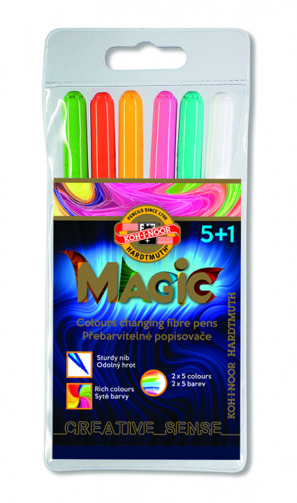 Książka Flamastry Magic 5 + 1 Koh-i-Noor 771612/JF 