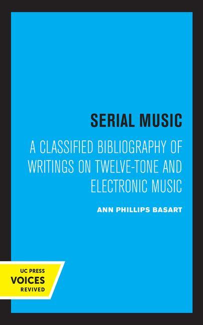 Książka Serial Music Ann Phillips Basart