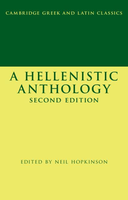 Book Hellenistic Anthology Neil Hopkinson