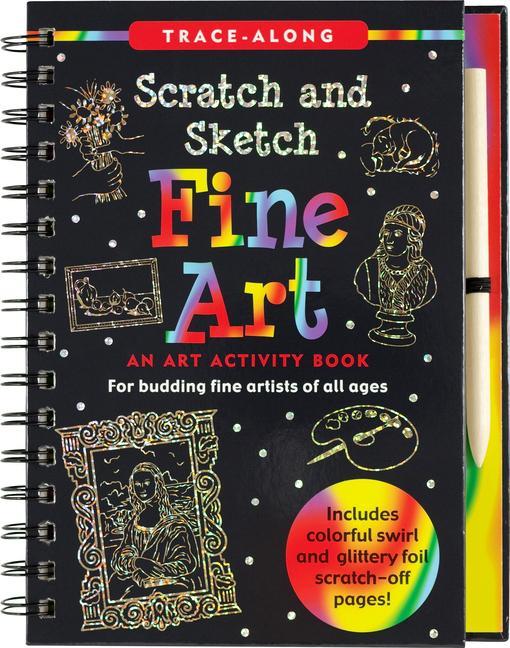 Kniha Scratch & Sketch Fine Art (Trace Along) 
