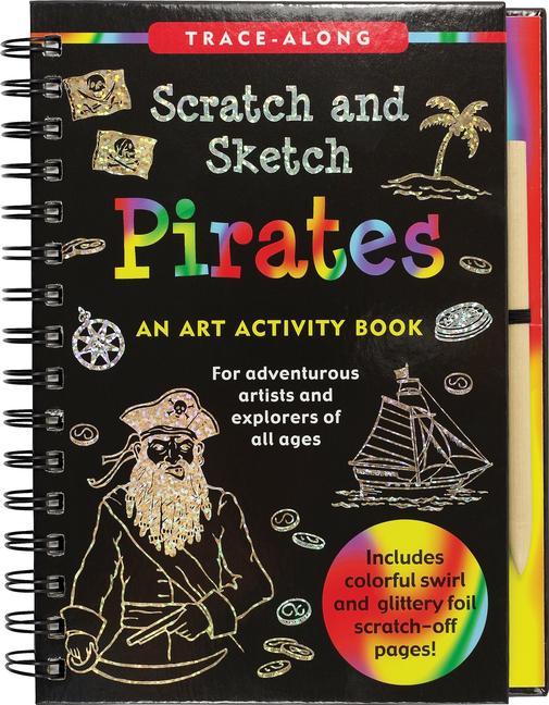 Carte Scratch & Sketch Pirates (Trace Along) 