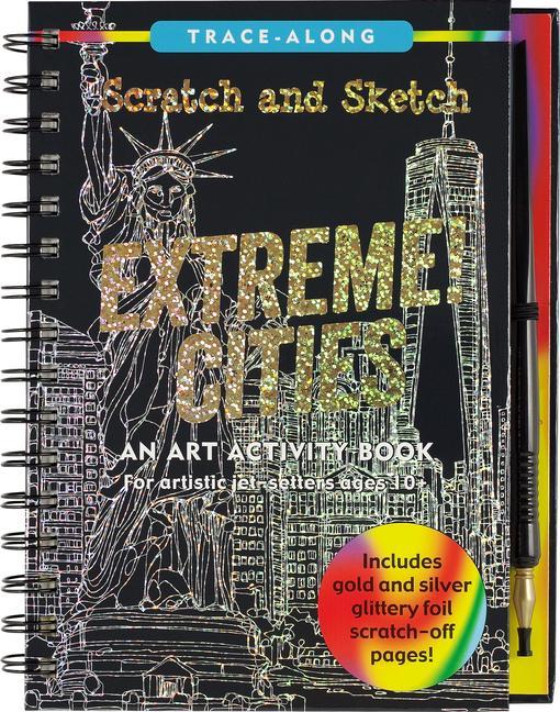 Knjiga Scratch & Sketch Extreme Cities (Trace Along) 