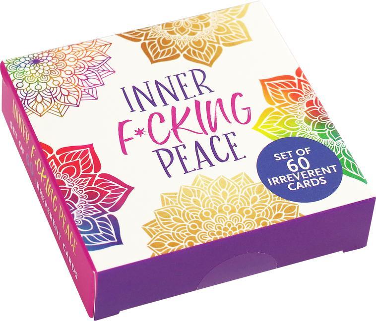 Joc / Jucărie Inner F*cking Peace Motivational Cards (60 Pack) 