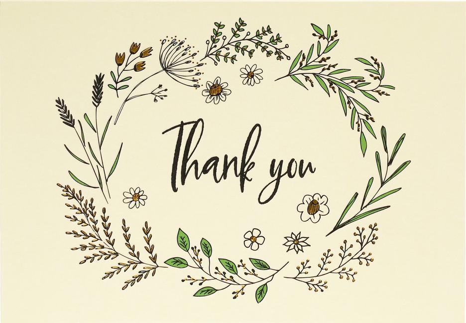 Książka Native Botanicals Thank You Notes (Stationery, Note Cards, Boxed Cards) 