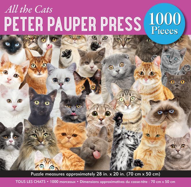 Carte All the Cats 1,000 Piece Jigsaw Puzzle 