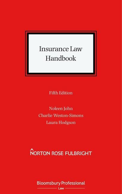 Книга Insurance Law Handbook Charles Weston-Simons