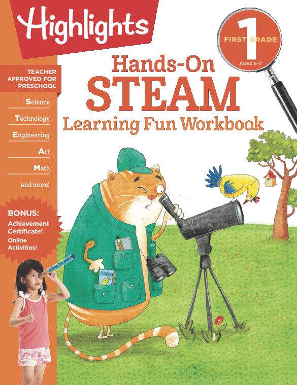 Könyv First Grade Hands-On Steam Learning Fun Workbook 