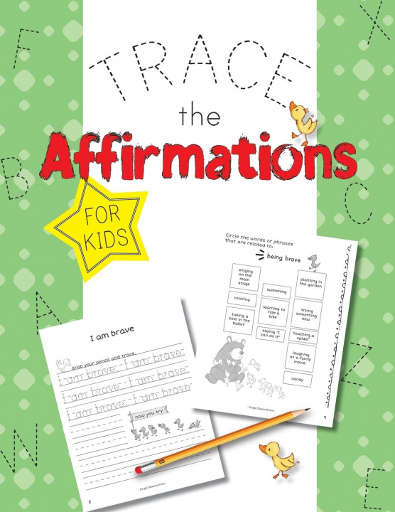 Buch Trace The Affirmations Purple Diamond Press