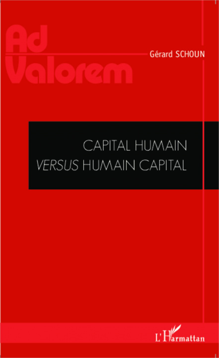 Könyv Capital humain versus humain capital 