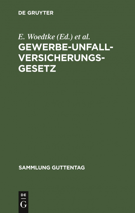 Book Gewerbe-Unfallversicherungsgesetz Franz Caspar