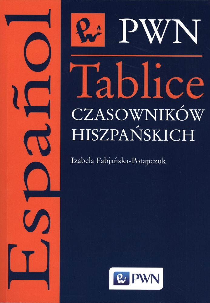 Kniha Tablice czasownikow hiszpańskich Izabella Fabjańska-Potapczuk