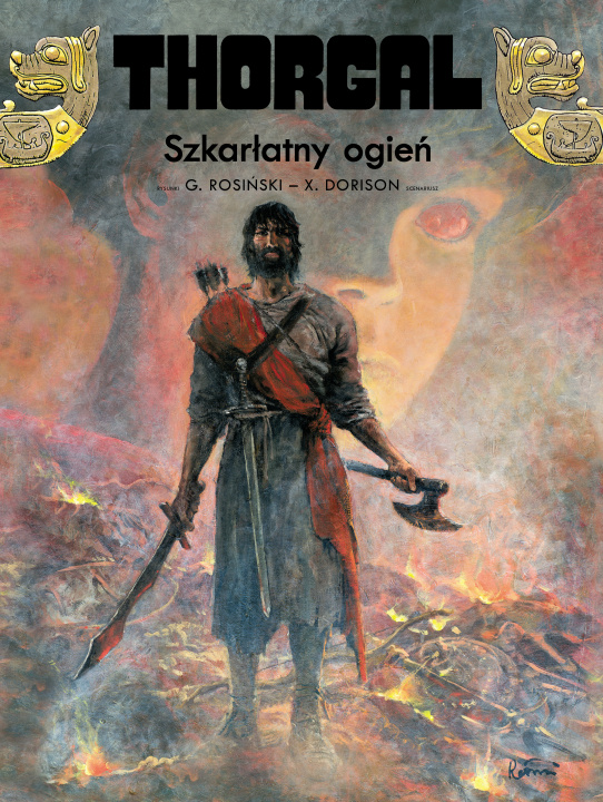 Kniha Szkarłatny ogień Thorgal Tom 35 Grzegorz Rosiński