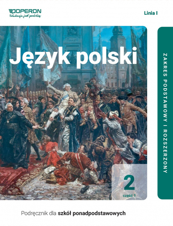 Könyv Język polski podręcznik 2 część 1 liceum i technikum zakres podstawowy i rozszerzony linia i Urszula Jagiełło