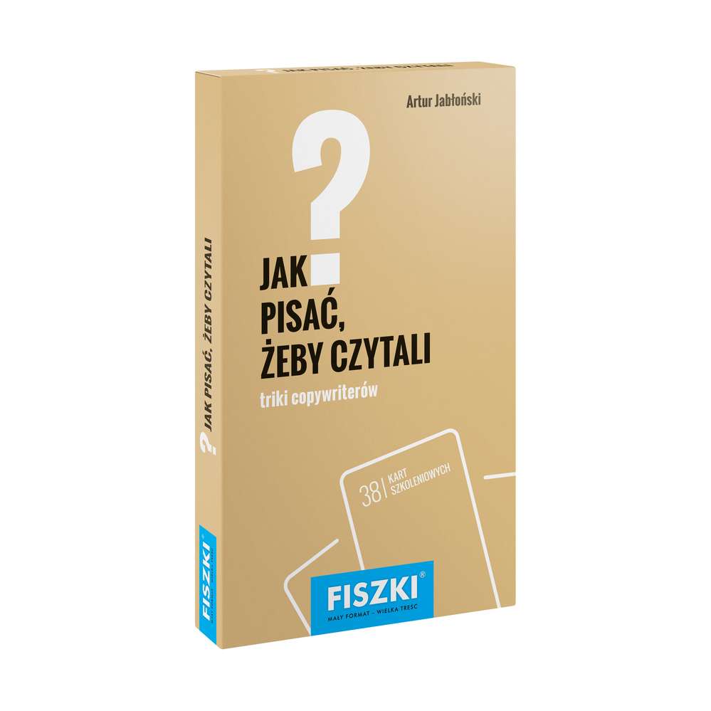 Livre Fiszki jak pisać żeby czytali Piotr Bucki