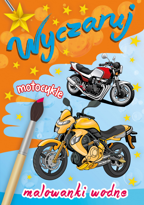 Libro Wyczaruj motocykle malowanki wodne Opracowanie Zbiorowe