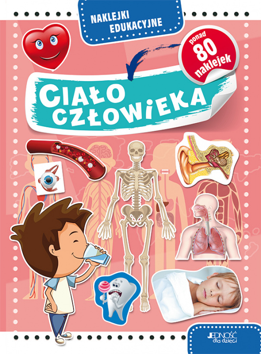 Buch Ciało człowieka naklejki edukacyjne Opracowanie Zbiorowe