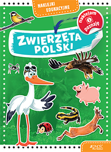 Carte Zwierzęta polski naklejki edukacyjne Opracowanie Zbiorowe
