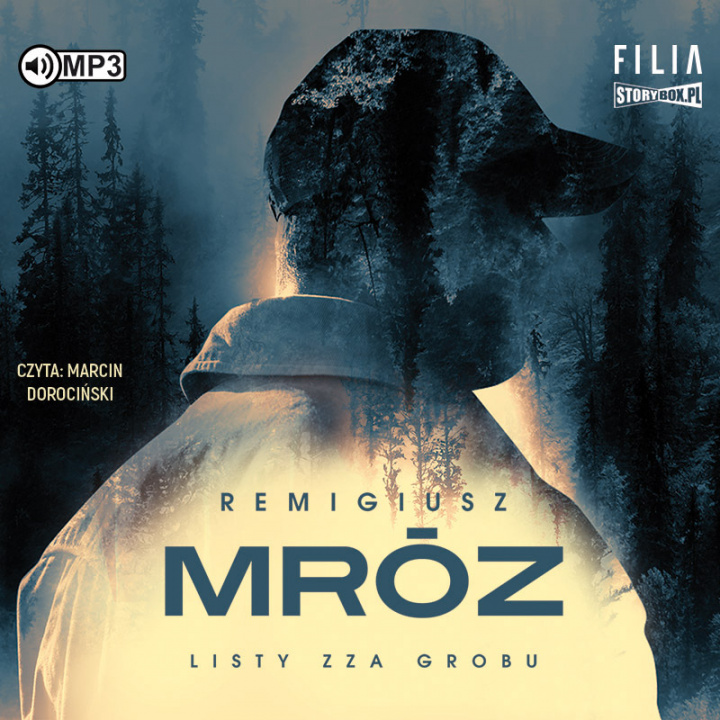 Audiolivro CD MP3 Listy zza grobu Remigiusz Mróz