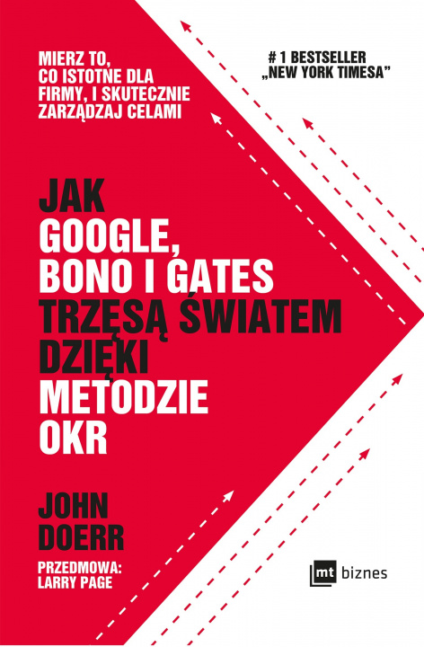 Kniha Jak google bono i gates trzęsą światem dzięki metodzie okr mierz to co istotne dla firmy i skutecznie zarządzaj celami John Doerr