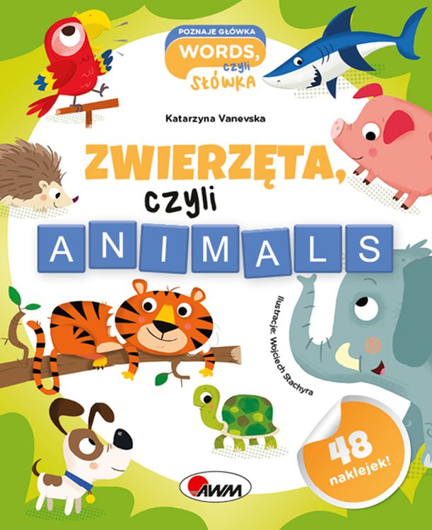 Könyv Zwierzęta czyli animals Katarzyna Vanevska