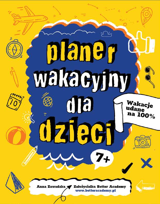 Kniha Planer wakacyjny dla dzieci Anna Zawadzka