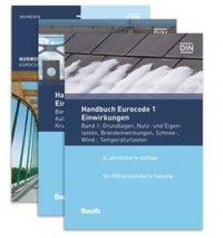 Carte Handbuch Eurocode 1 Einwirkungen Band 1 bis Band 3 