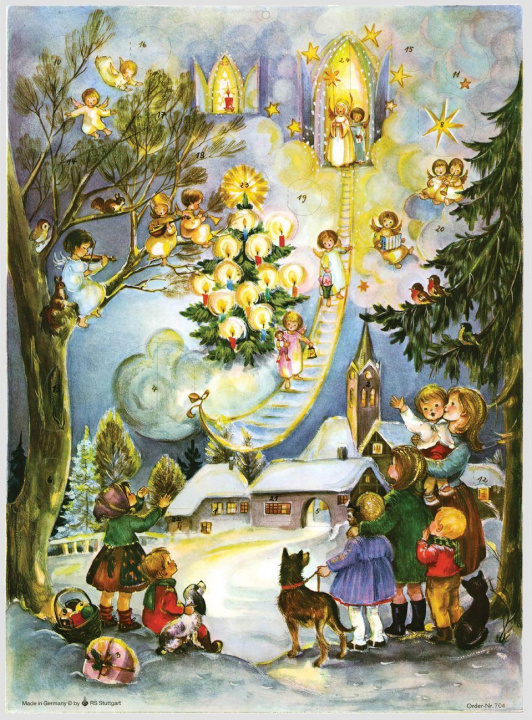 Calendar / Agendă Adventskalender "Seht die Himmelsleiter" 