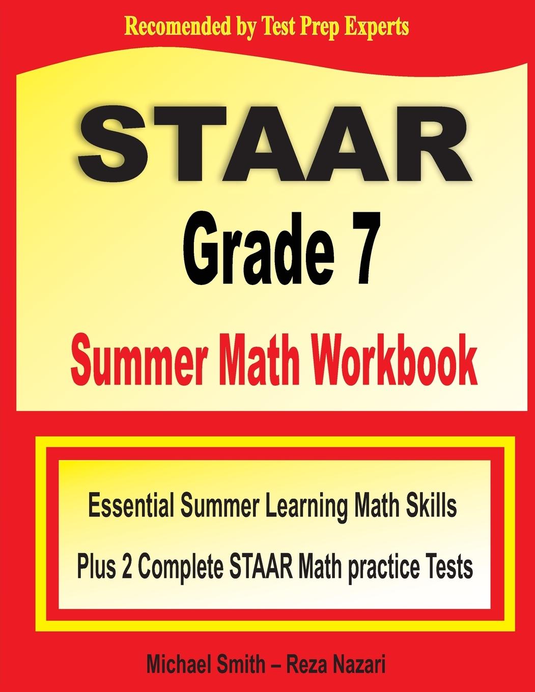 Könyv STAAR Grade 7 Summer Math Workbook Reza Nazari