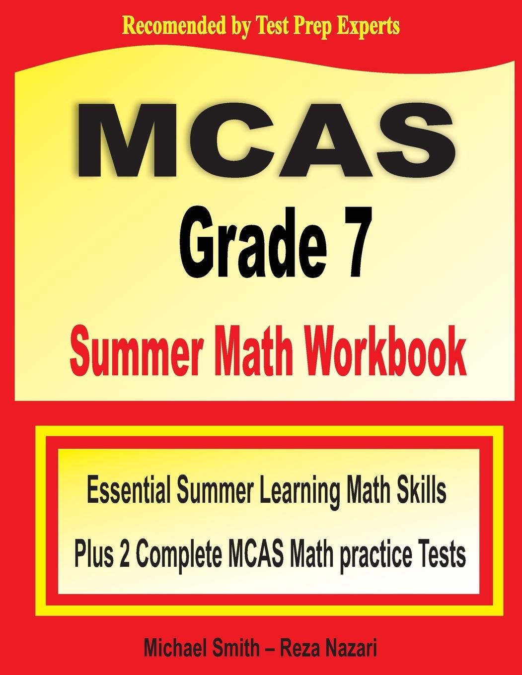 Könyv MCAS Grade 7 Summer Math Workbook Reza Nazari