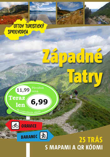 Tiskanica Západné Tatry Ottov turistický sprievodca 