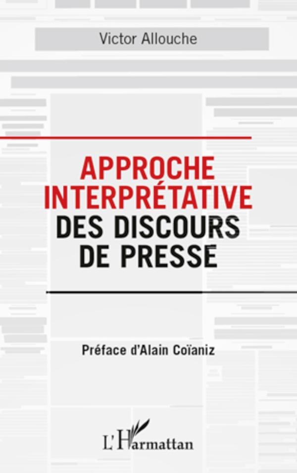 Carte Approche interprétative des discours de presse Allouche