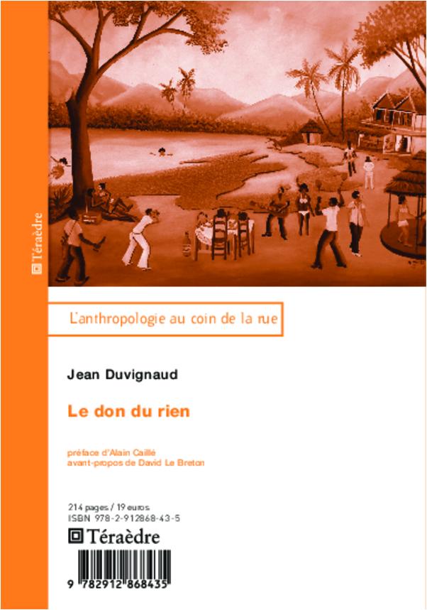 Knjiga Le don du rien Duvignaud