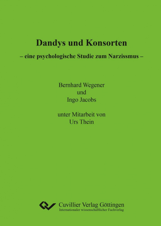 Book Dandys und Konsorten - eine psychologische Studie zum Narzissmus 