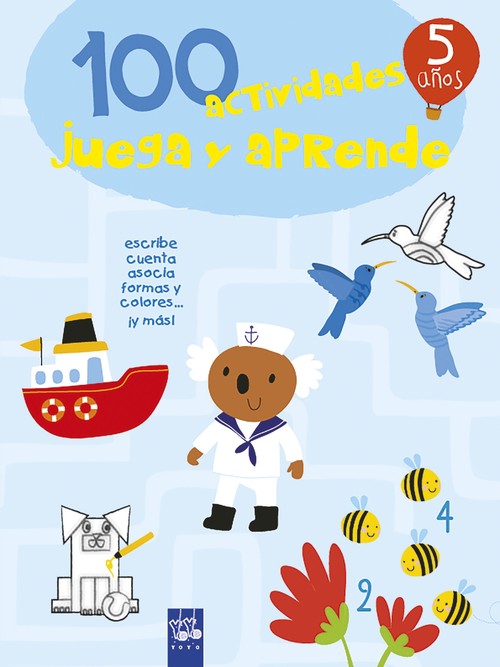 Kniha 100 actividades juega y aprende 5 años 