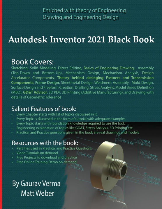 Carte Autodesk Inventor 2021 Black Book Matt Weber