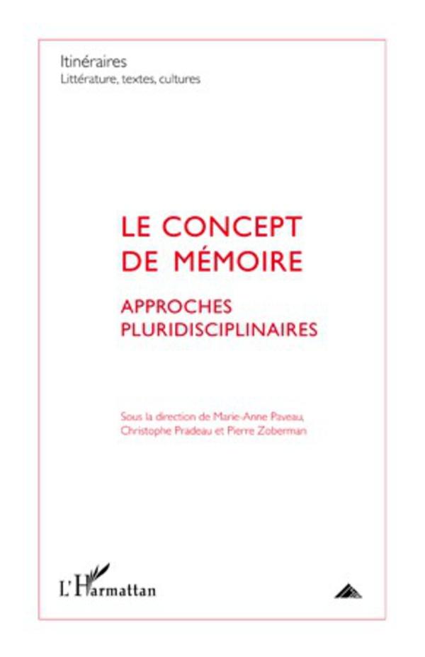 Boek Le concept de mémoire Christophe Pradeau