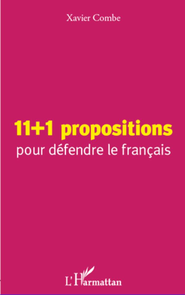 Carte 11 + 1 propositions pour défendre le français 