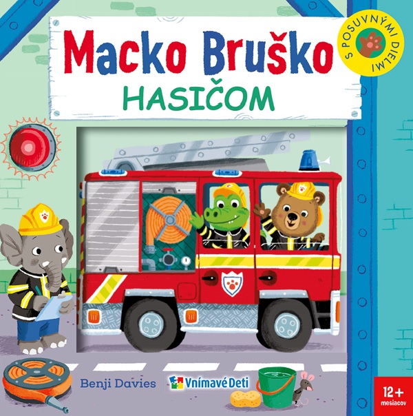 Carte Macko Bruško hasičom 