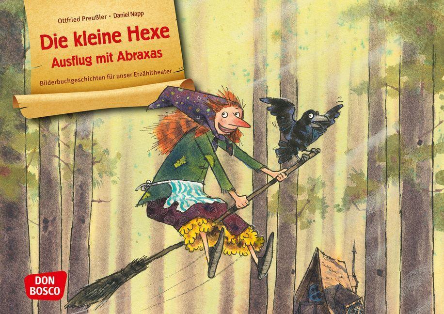 Játék Die kleine Hexe: Ausflug mit Abraxas. Kamishibai Bildkartenset Daniel Napp