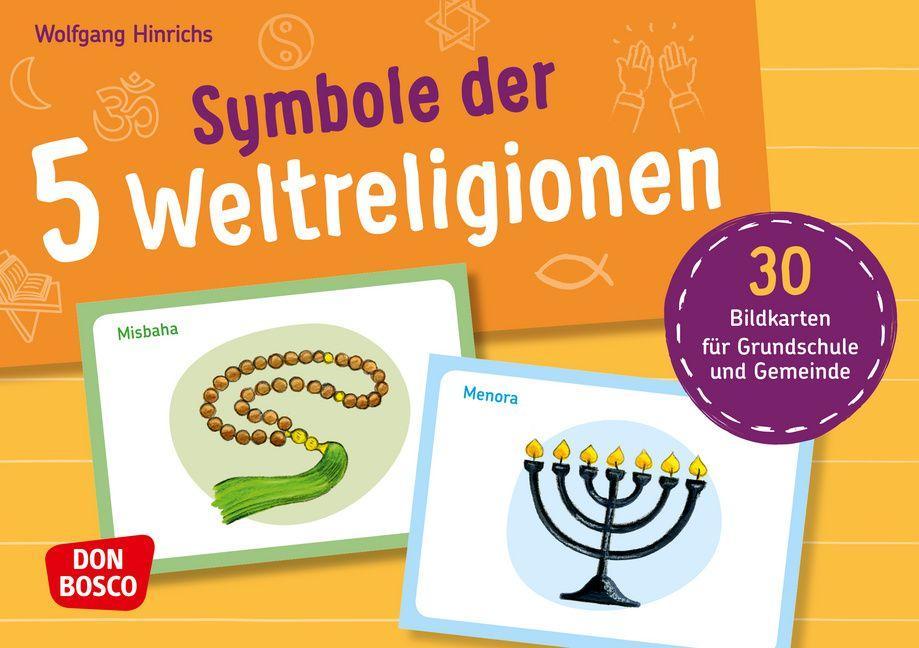 Hra/Hračka Bildkarten Symbole der 5 Weltreligionen Gabriele Pohl