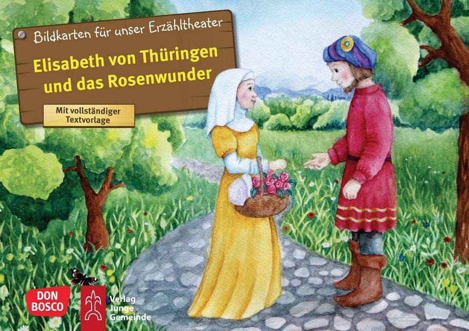 Hra/Hračka Elisabeth von Thüringen und das Rosenwunder. Kamishibai Bildkartenset Juliane Buneß