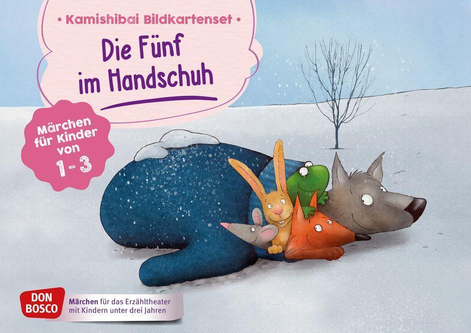Hra/Hračka Die Fünf im Handschuh. Kamishibai Bildkartenset 
