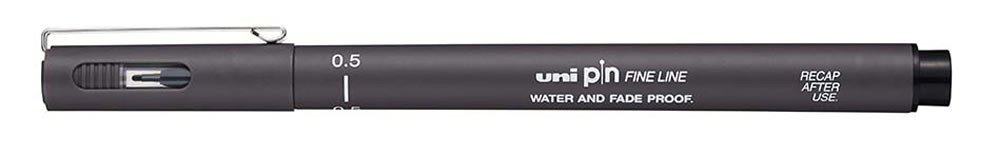 Könyv UNI voděodolný liner - tmavě šedý 0,5 mm 