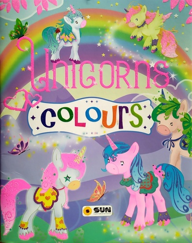 Kniha Unicorns colours 
