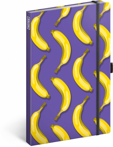 Papírenské zboží Notes Banány linkovaný 