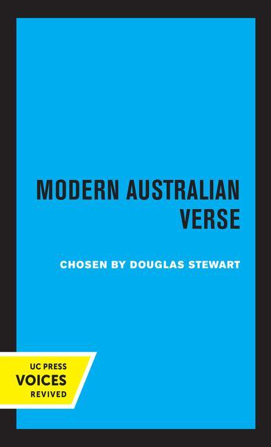 Kniha Modern Australian Verse Douglas Stewart