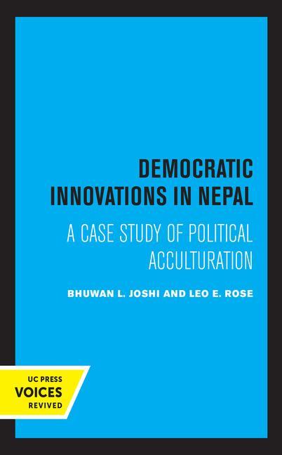Kniha Democratic Innovations in Nepal Bhuwan L. Joshi