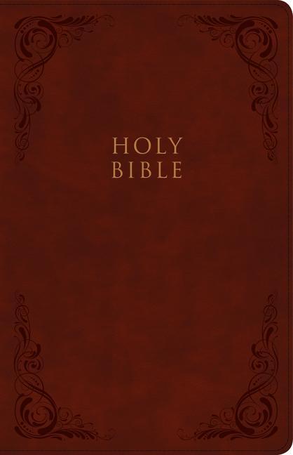 Książka CSB Large Print Personal Size Reference Bible, Burgundy Leathertouch 