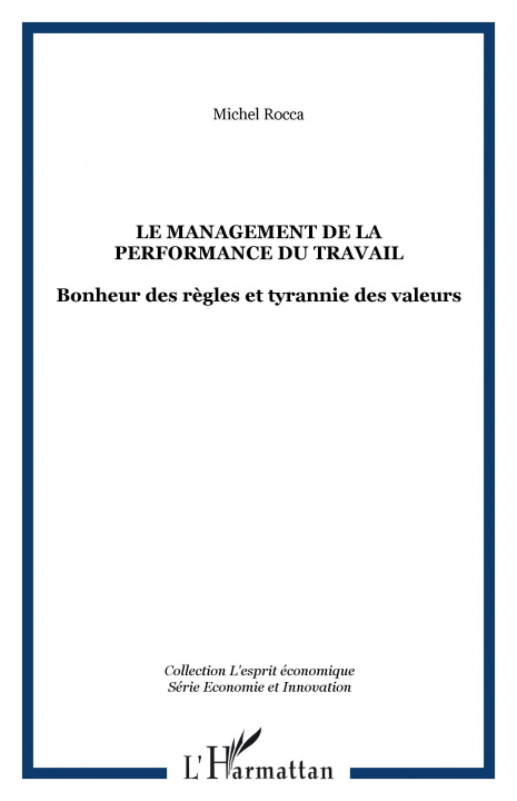 Kniha Le management de la performance du travail 