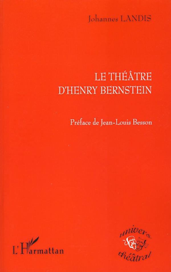 Carte Le Théâtre d'Henry Bernstein 